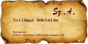 Szilágyi Adelaida névjegykártya