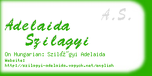 adelaida szilagyi business card